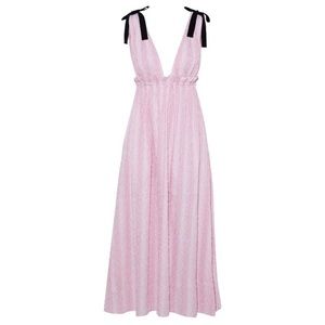 La Ligne Bow Midi Dress